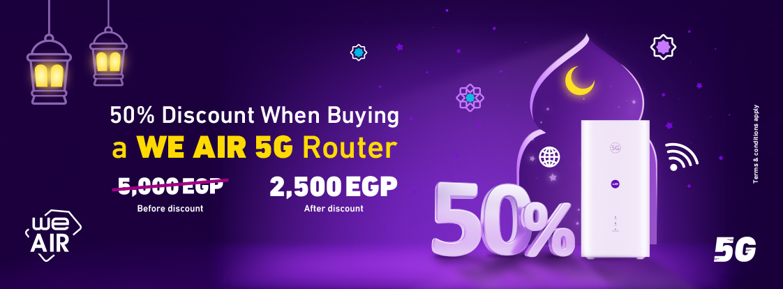 WE Air 5G Routers offer Thumbnail