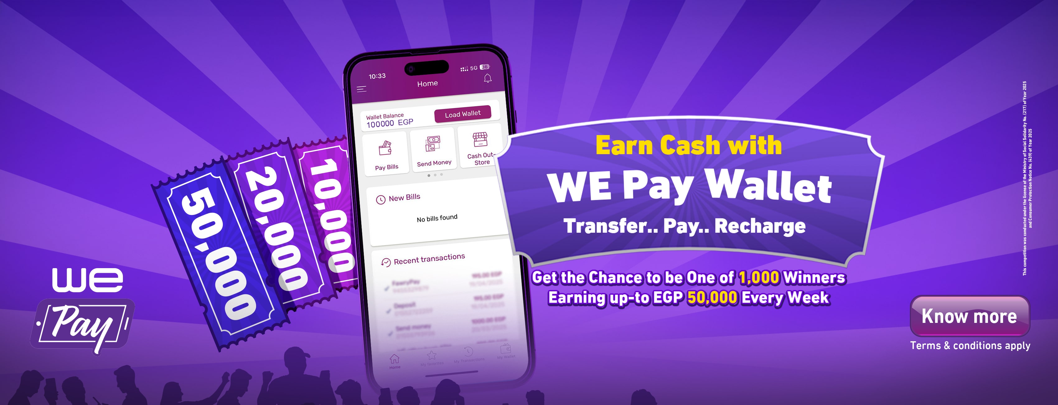 WE Pay Eksab Cash Contest