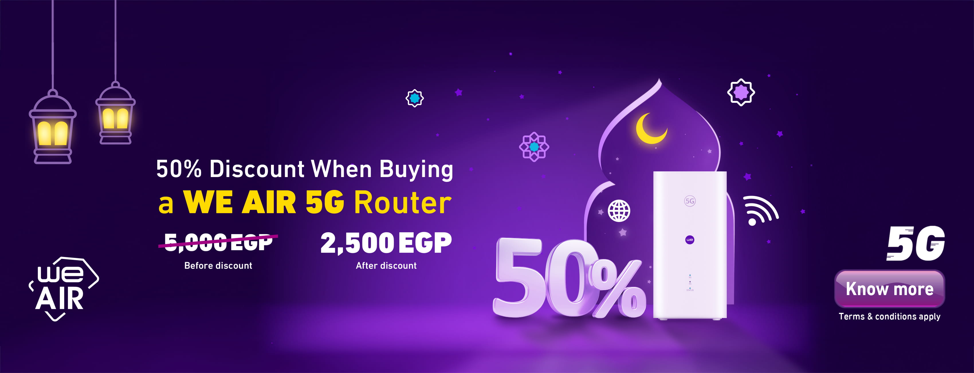 WE Air Routers offer